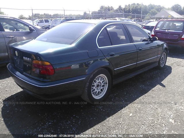 WBADM6332XBY30098 - 1999 BMW 528 I AUTOMATIC GREEN photo 4