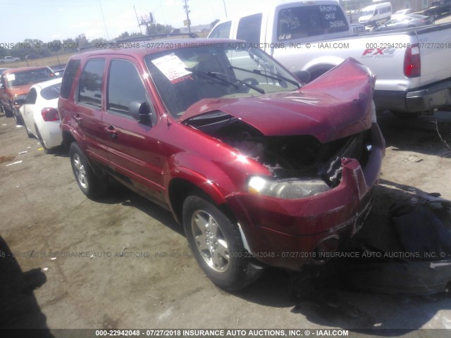 1FMCU04145KB33193 - 2005 FORD ESCAPE LIMITED RED photo 1