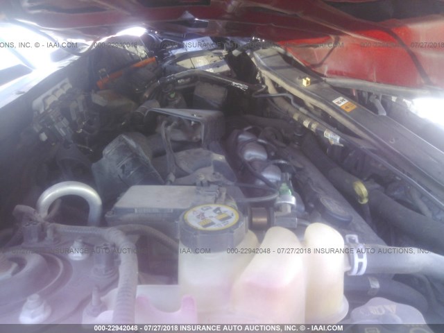 1FMCU04145KB33193 - 2005 FORD ESCAPE LIMITED RED photo 10