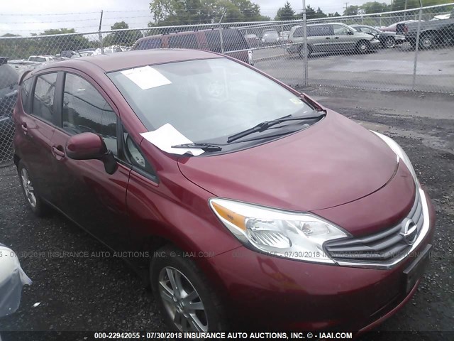 3N1CE2CPXEL428609 - 2014 NISSAN VERSA NOTE S/S PLUS/SV/SL RED photo 1