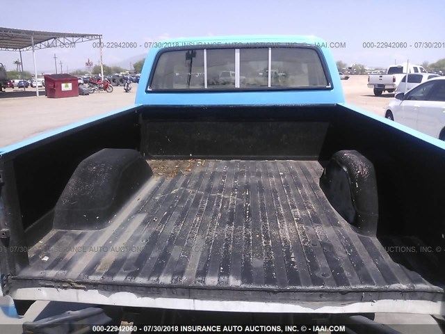 1GTEC14H3FJ503639 - 1985 GMC C1500 BLUE photo 8