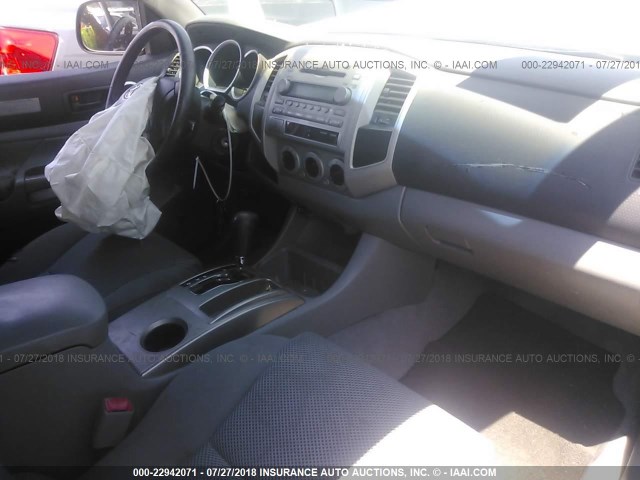 5TEJU62N67Z323211 - 2007 TOYOTA TACOMA DOUBLE CAB PRERUNNER SILVER photo 5