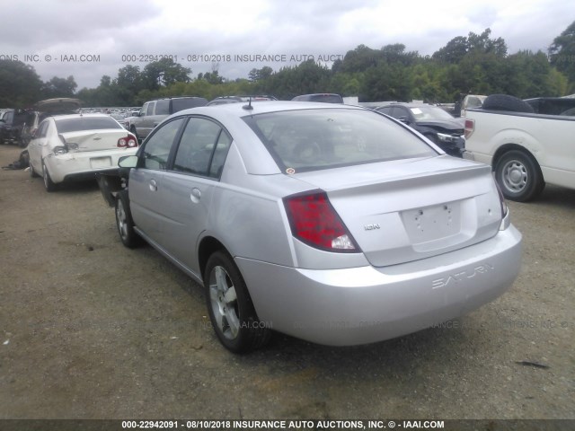 1G8AL55F87Z150279 - 2007 SATURN ION LEVEL 3 SILVER photo 3
