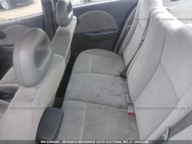 1G8AL55F87Z150279 - 2007 SATURN ION LEVEL 3 SILVER photo 8