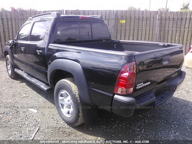 5TFJX4GN7EX032631 - 2014 TOYOTA TACOMA DOUBLE CAB BLACK photo 3