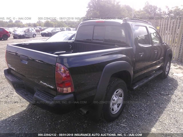 5TFJX4GN7EX032631 - 2014 TOYOTA TACOMA DOUBLE CAB 黑色 照片 4
