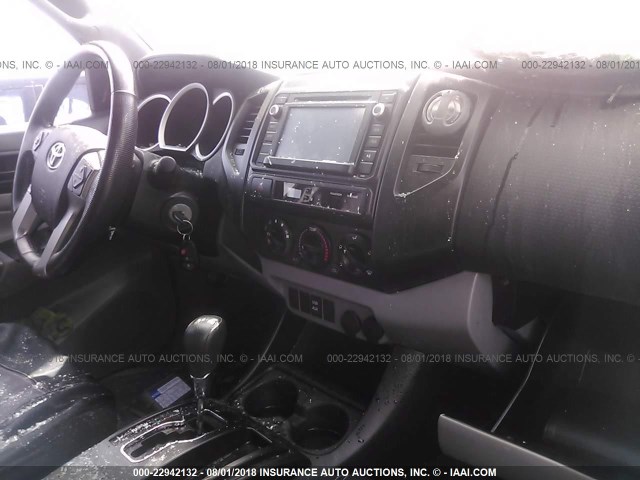 5TFJX4GN7EX032631 - 2014 TOYOTA TACOMA DOUBLE CAB BLACK photo 5