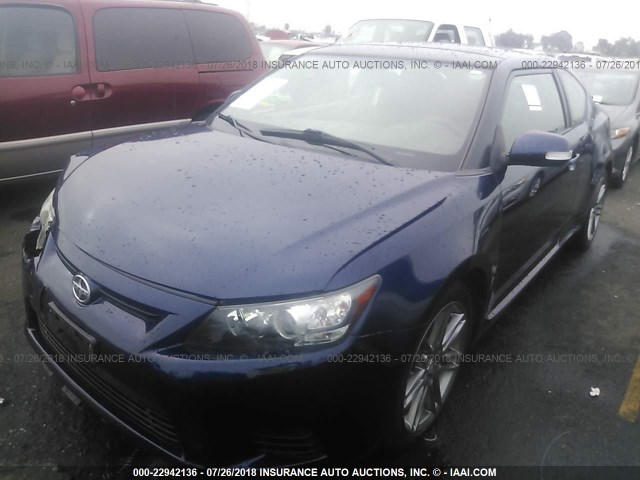 JTKJF5C77B3018708 - 2011 TOYOTA SCION TC 蓝色 照片 2