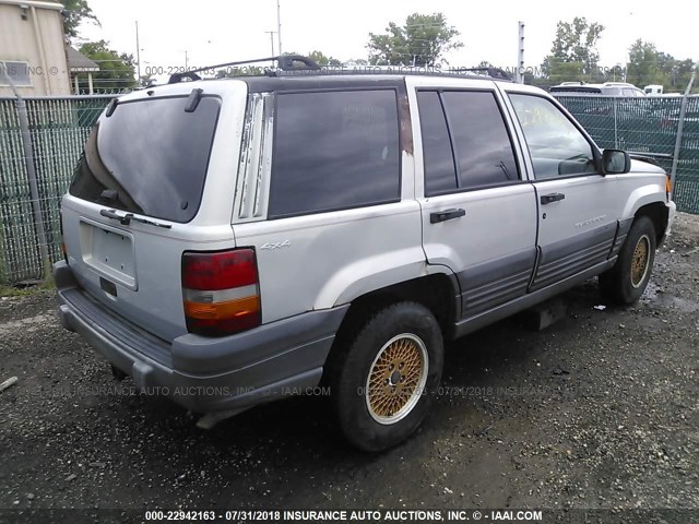 1J4GZ58S0VC630009 - 1997 JEEP GRAND CHEROKEE LAREDO/TSI GRAY photo 4