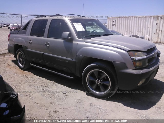 3GNEC13T32G134077 - 2002 CHEVROLET AVALANCHE C1500 SILVER photo 1