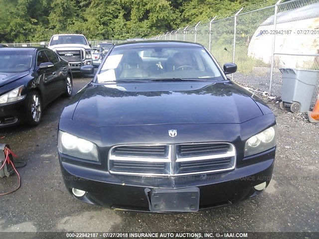 2B3KA53H97H647265 - 2007 DODGE CHARGER R/T BLACK photo 6