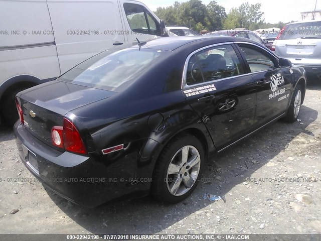 1G1ZD5EB7AF251141 - 2010 CHEVROLET MALIBU 2LT Navy photo 4