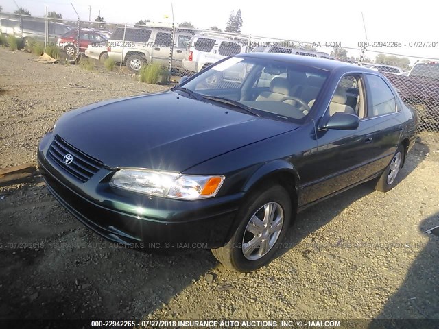 4T1BF22KXVU922661 - 1997 TOYOTA CAMRY CE/LE/XLE 绿色 照片 2
