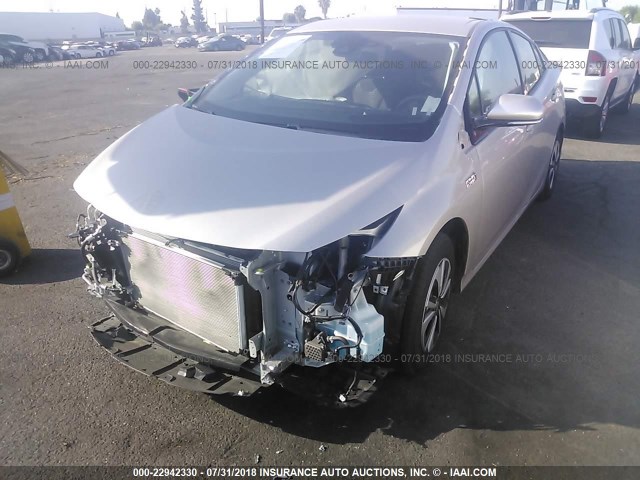 JTDKARFP8H3057734 - 2017 TOYOTA PRIUS PRIME  银色 照片 2