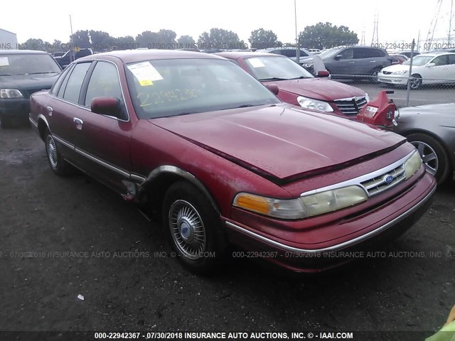 2FALP73W5VX230469 - 1997 FORD CROWN VICTORIA  MAROON photo 1