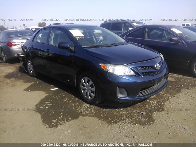 5YFBU4EE2DP192168 - 2013 TOYOTA COROLLA S/LE BLUE photo 1