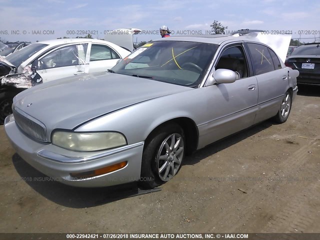 1G4CW52K9X4653190 - 1999 BUICK PARK AVENUE  SILVER photo 2