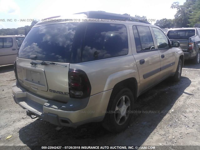 1GNES16S946128102 - 2004 CHEVROLET TRAILBLAZER EXT LS/EXT LT GOLD photo 4