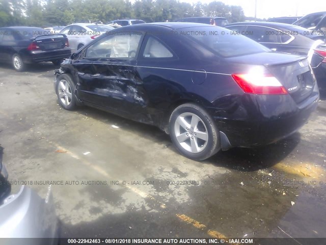 2HGFG119X8H565423 - 2008 HONDA CIVIC EXL 黑色 照片 3