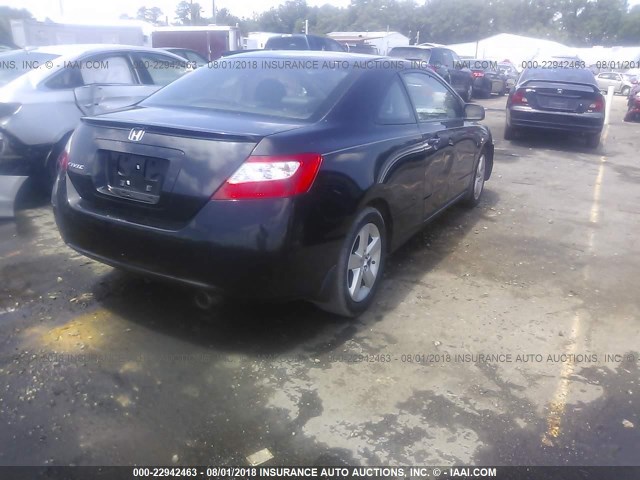 2HGFG119X8H565423 - 2008 HONDA CIVIC EXL 黑色 照片 4
