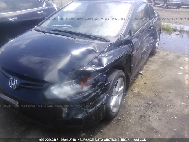 2HGFG119X8H565423 - 2008 HONDA CIVIC EXL 黑色 照片 6