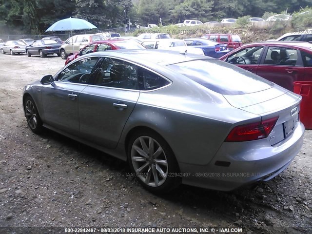 WAU2GAFC5DN080655 - 2013 AUDI A7 PRESTIGE GRAY photo 3