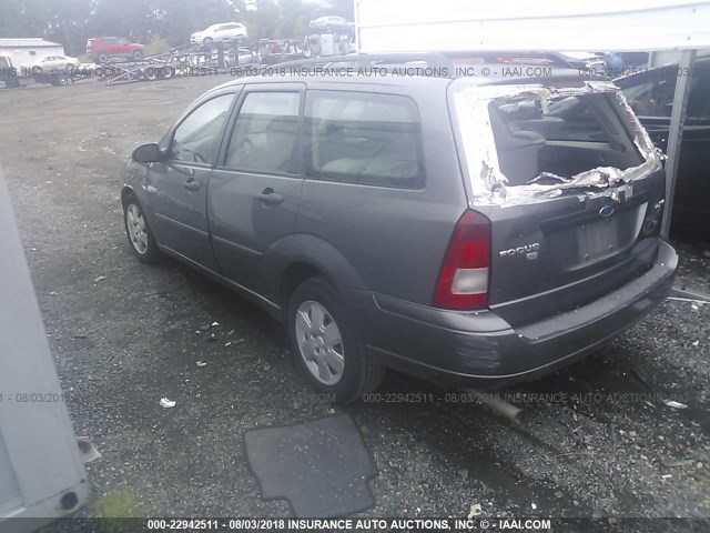 1FAHP36N86W236250 - 2006 FORD FOCUS ZXW GRAY photo 3