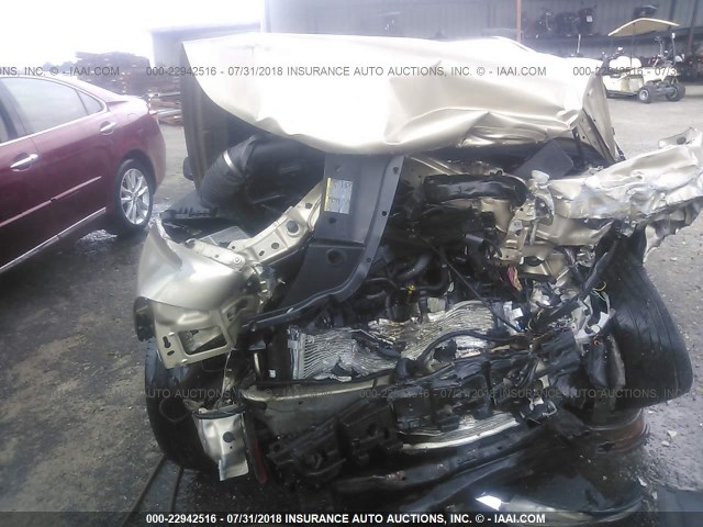 1G1ZG57B38F241785 - 2008 CHEVROLET MALIBU LS GOLD photo 6