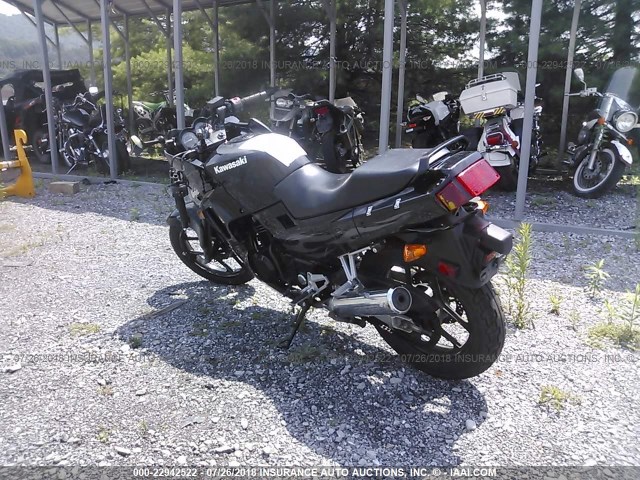 JKAEXMF1X6DA23714 - 2006 KAWASAKI EX250 F BLACK photo 3