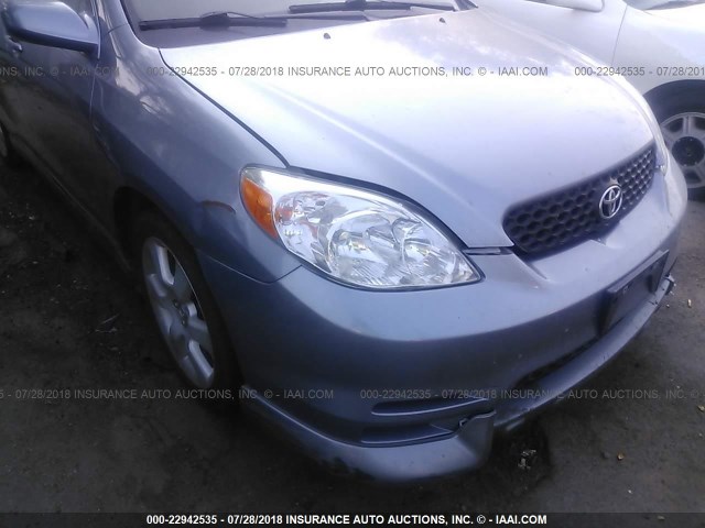 2T1KR32EX4C216698 - 2004 TOYOTA COROLLA MATRIX XR BLUE photo 6