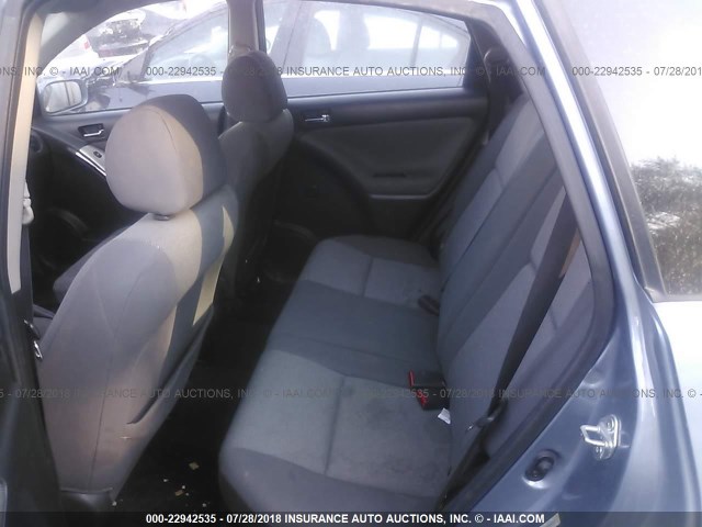 2T1KR32EX4C216698 - 2004 TOYOTA COROLLA MATRIX XR BLUE photo 8