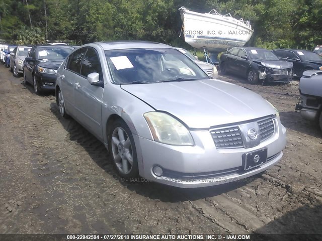 1N4BA41EX4C847240 - 2004 NISSAN MAXIMA SE/SL SILVER photo 1