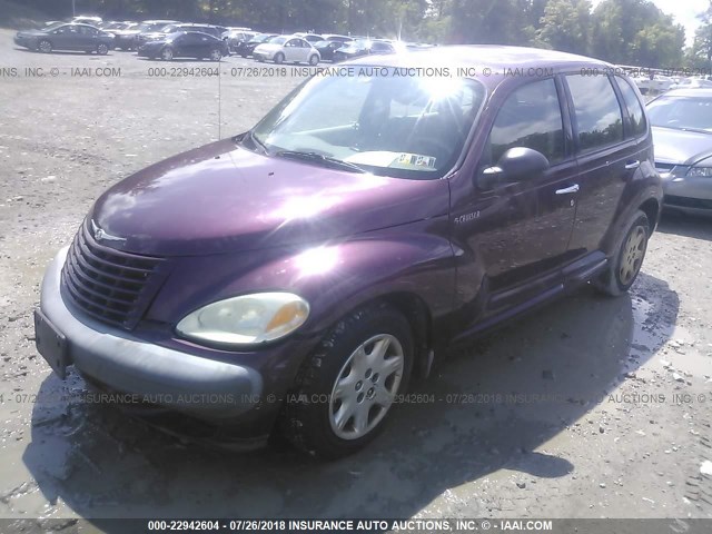 3C4FY48B32T319897 - 2002 CHRYSLER PT CRUISER CLASSIC BURGUNDY photo 2