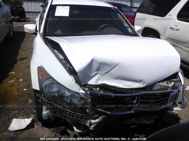 1HGCP26419A073479 - 2009 HONDA ACCORD LXP WHITE photo 6