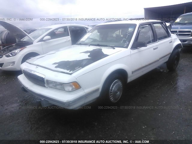 1G4AG5540R6444137 - 1994 BUICK CENTURY SPECIAL WHITE photo 2