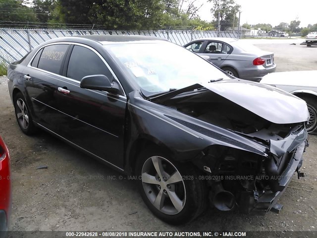 1G1ZC5E05CF200662 - 2012 CHEVROLET MALIBU 1LT BLACK photo 1