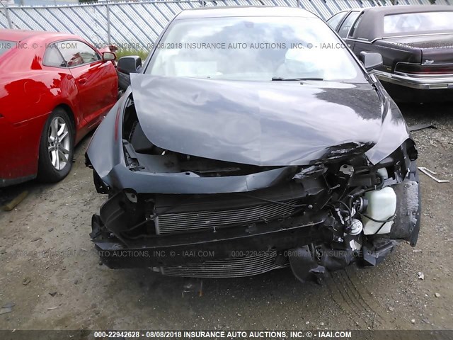 1G1ZC5E05CF200662 - 2012 CHEVROLET MALIBU 1LT BLACK photo 6