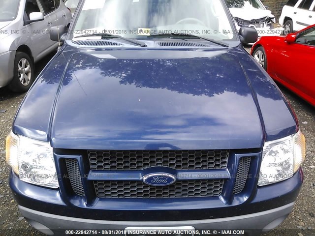 1FMZU67K85UB07444 - 2005 FORD EXPLORER SPORT TR  BLUE photo 6