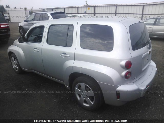 3GNCA13B49S633255 - 2009 CHEVROLET HHR LS ვერცხლისფერი ფოტო 3