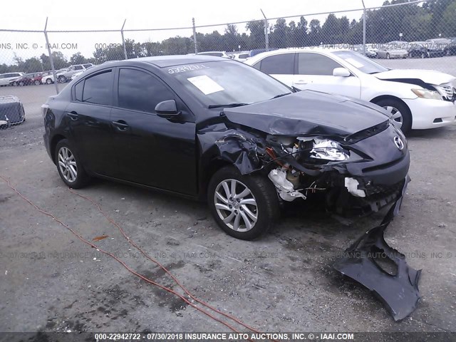 JM1BL1V75C1597169 - 2012 MAZDA 3 I BLACK photo 1