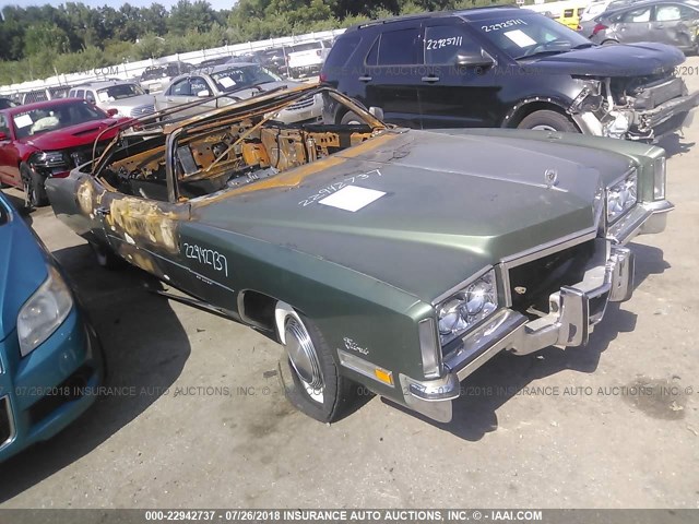 6L67S2Q411659 - 1972 CADILLAC ELDORADO GREEN photo 1