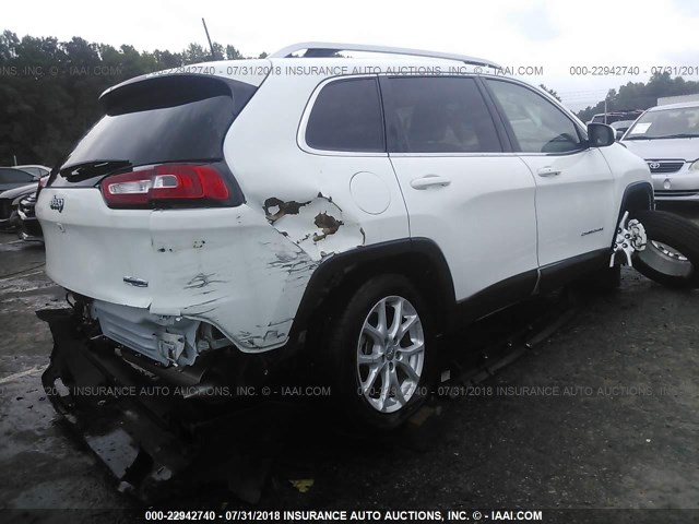 1C4PJLLX4JD504325 - 2018 JEEP CHEROKEE LATITUDE PLUS WHITE photo 4