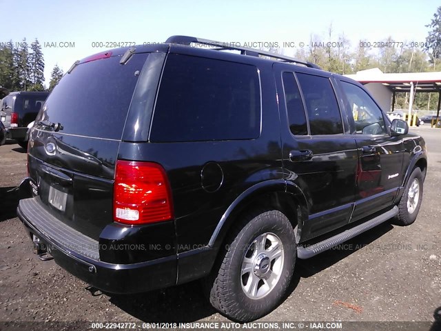 1FMDU75E32ZB95461 - 2002 FORD EXPLORER LIMITED BLACK photo 4