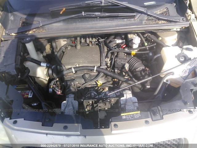 1GNDV23L25D184496 - 2005 CHEVROLET UPLANDER LS ოქროსფერი ფოტო 10