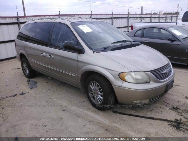 2C8GP64L92R797664 - 2002 CHRYSLER TOWN & COUNTRY LIMITED GOLD photo 1