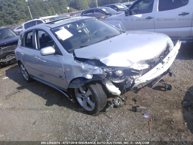 JM1BK343751295530 - 2005 MAZDA 3 HATCHBACK SILVER photo 1