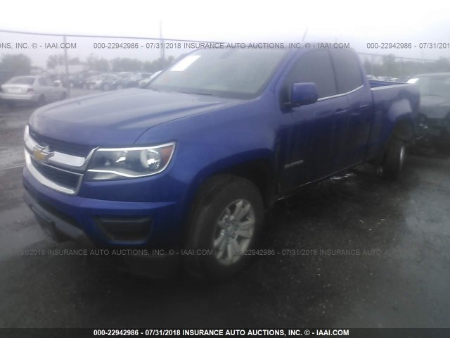 1GCHSBEA4F1274668 - 2015 CHEVROLET COLORADO LT BLUE photo 2