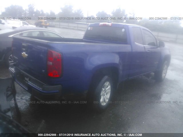 1GCHSBEA4F1274668 - 2015 CHEVROLET COLORADO LT BLUE photo 4