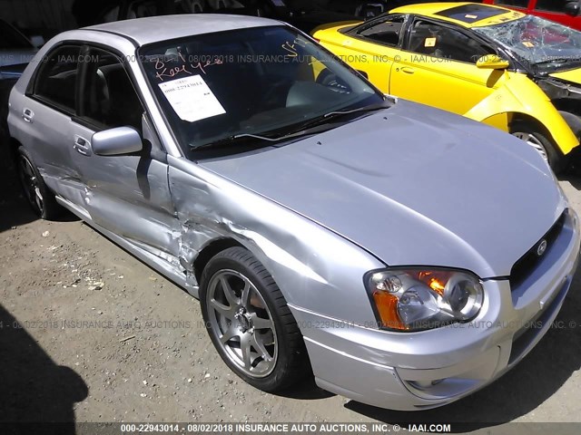 JF1GD67504G504719 - 2004 SUBARU IMPREZA RS SILVER photo 1