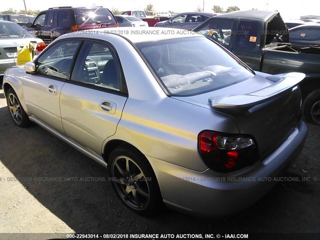 JF1GD67504G504719 - 2004 SUBARU IMPREZA RS SILVER photo 3